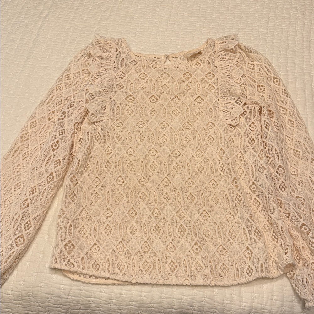 Sezane Salina Blouse Crème - Size 36